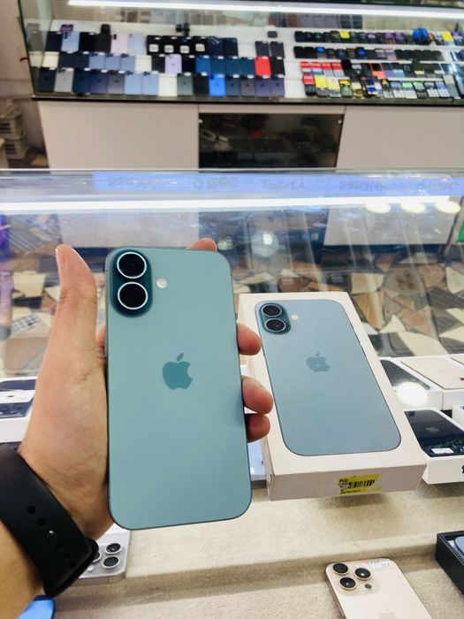 iPhone 16  128 gb teal yengide 15 sikl