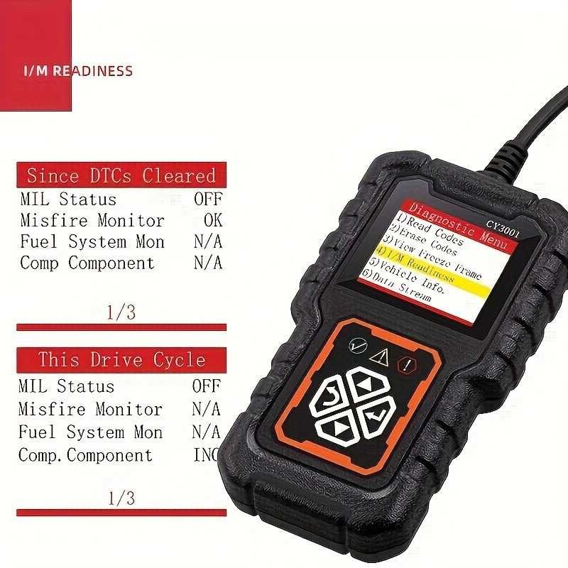 CY3001 OBD2 Устройство за Диагностика на Автомобили  Бързо и прецизно