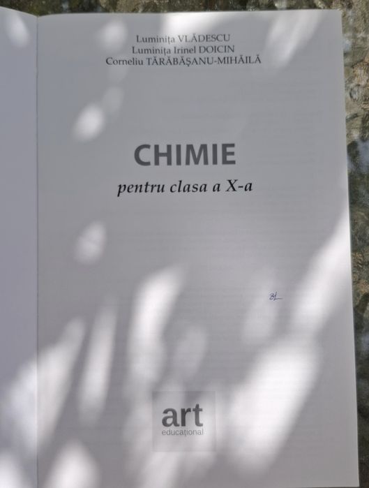 Culegere chimie organică pentru clasa a X-a