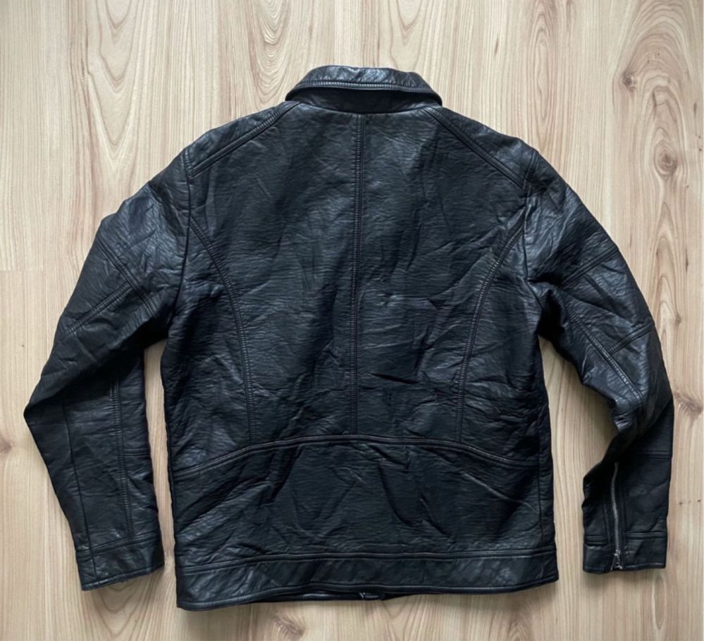 JACK & JONES / мъжко кожено яке XL