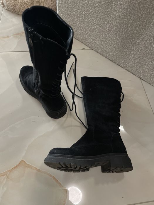 Детски ботуши 34 номер велур