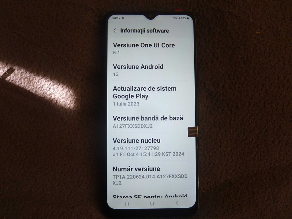 telefon samsung A12,dual sim 4G,ram4gb/128gb,android 13,stare F.buna