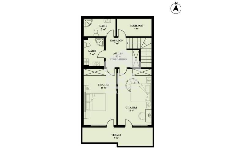 ЕРА Фаворит продава тристаен двуетажен мезонет в новострояща се сграда