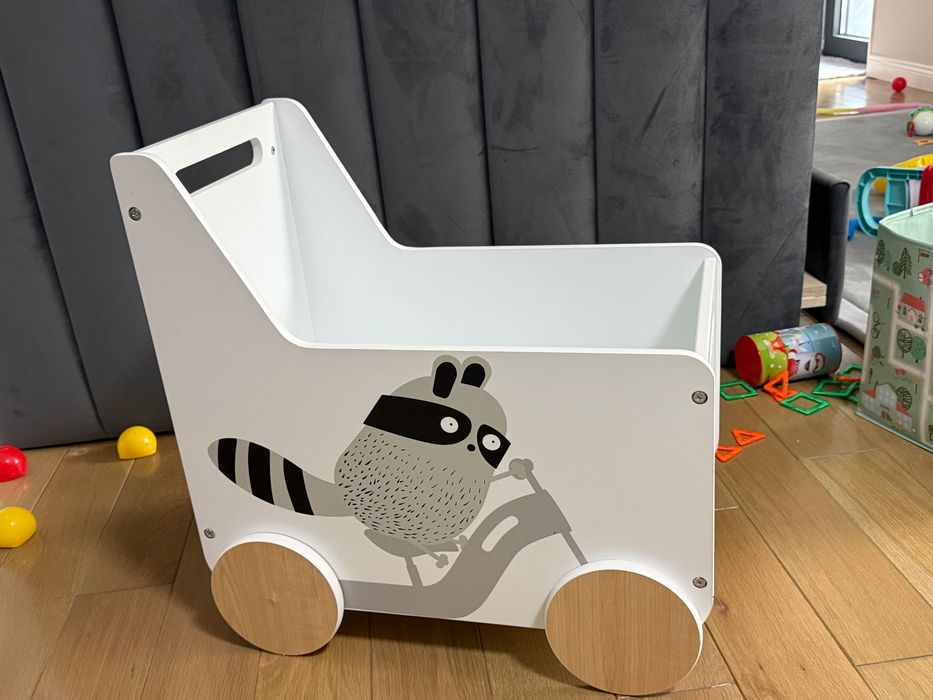 Дървен кош за играчки Kinderkraft