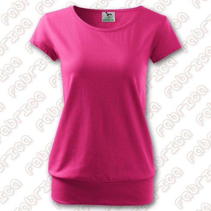 Tricou de dama model City, bumbac 100% culori diferite