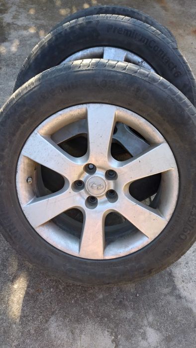 4Летни гуми Continental с алуминиеви джанти 235/60 R18 Hyundai Santafe