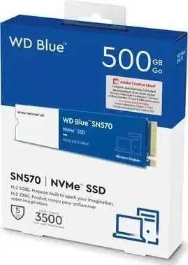 SSD WD Blue SN570 NVMe,500 gb,M.2,sigilat