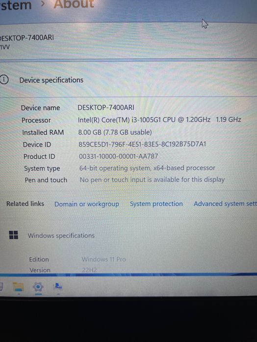 Lenovo IdeaPad S340 i3 Gen 10 ; SSD 250 GB ; 8 GB RAM