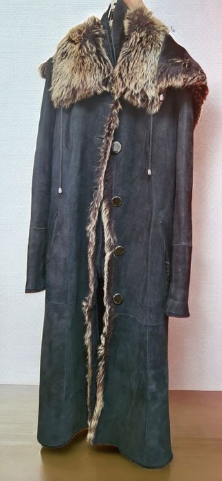 Двухсторонняя натуральная дубленка