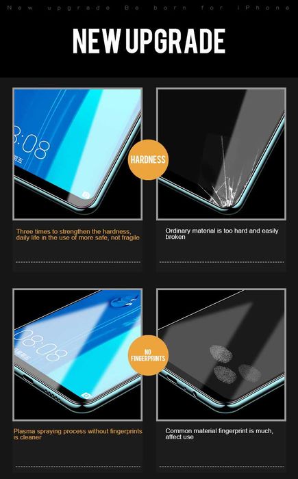 Folie sticla full cover 9D Iphone 7 plus