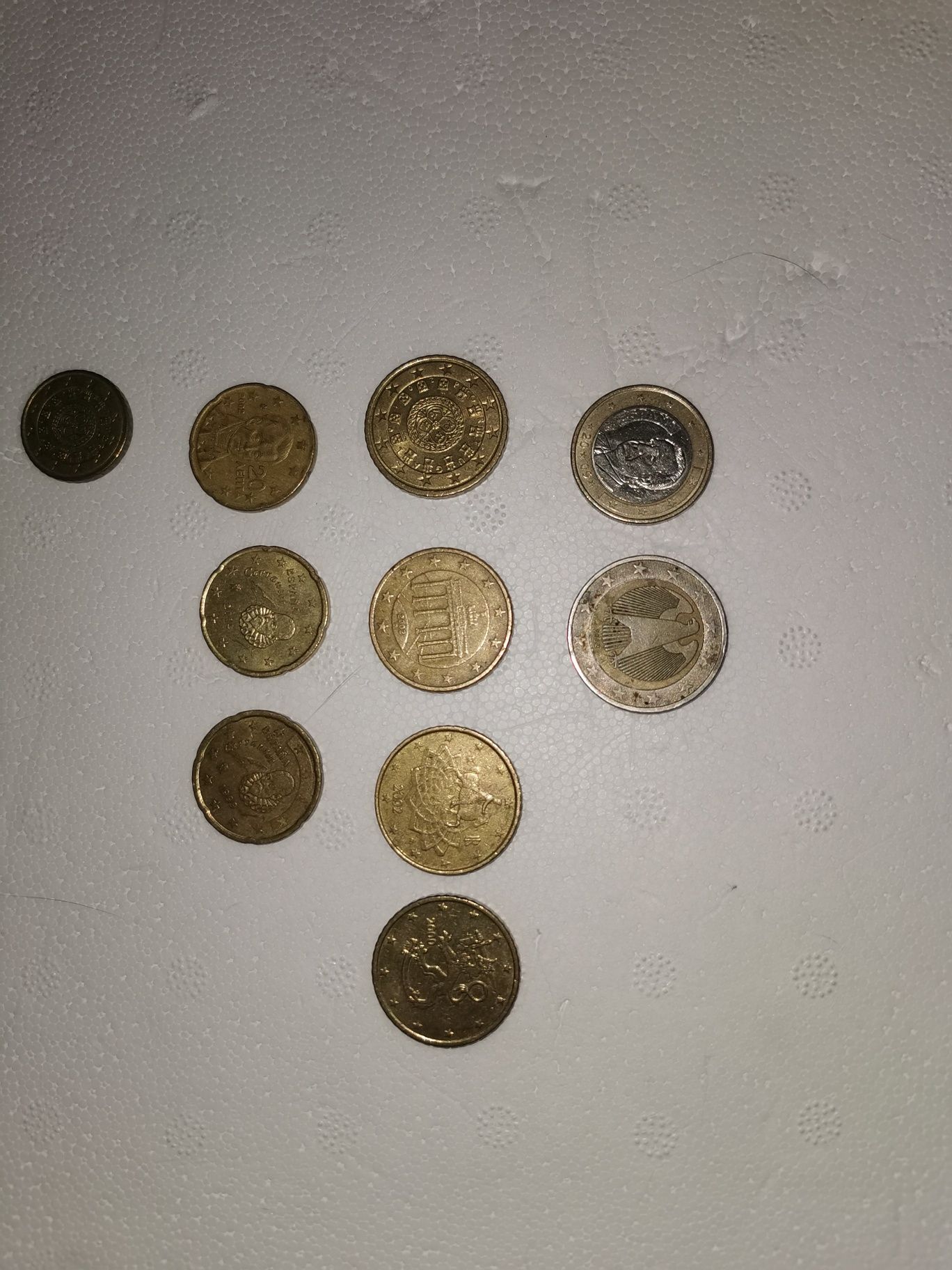Vand monede rare  1 eur/2 eur/50 cent/20 cent/10 cent.