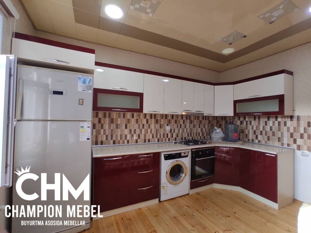Замонавий ошхона мебеллари. Современный Кухонный гарнитур из АКРИЛ.