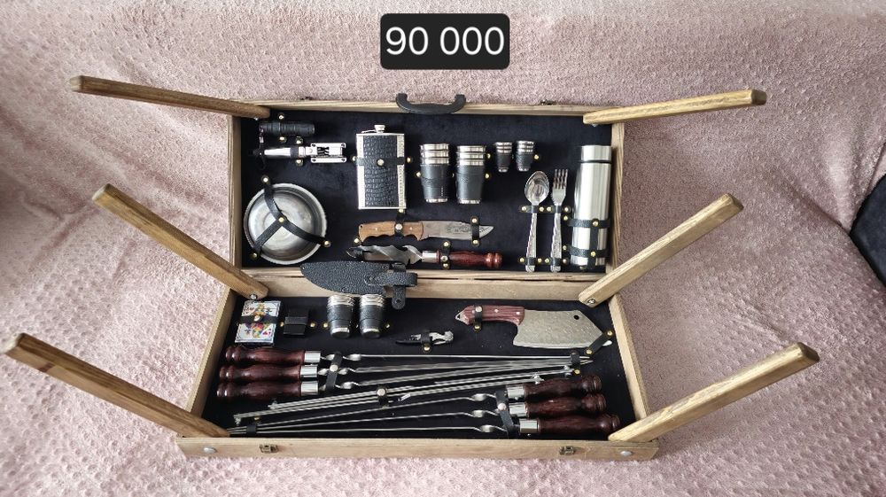 Элитный шашлычный набор-столик