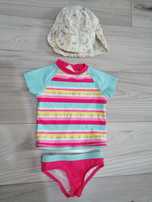 Costum de baie protectie solara UPF 50+ fetite 9-12 luni marimea 80