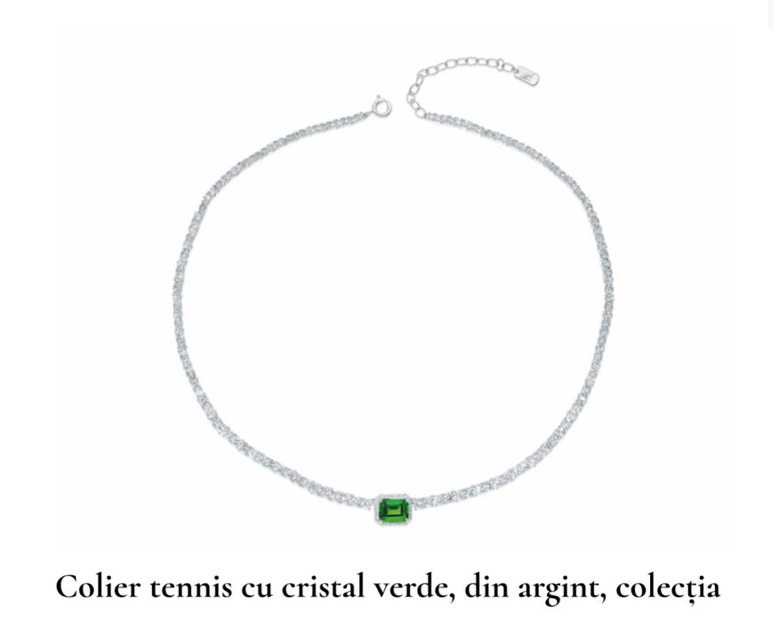 Set colier si cercei argint colectie deja vu