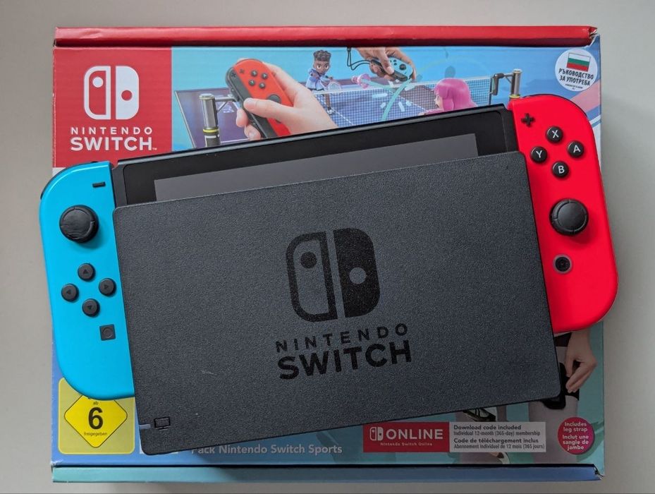Конзола Нинтендо Switch с външна памет