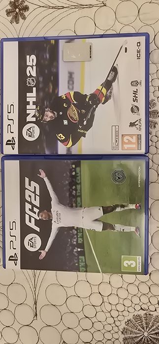 2 диска, 1.fc 25, 2.NHL 25, Ps5