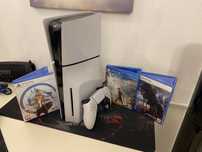PlayStation 5 / PS5 Slim 4K 120 FPS + Bonus 3 Jocuri
