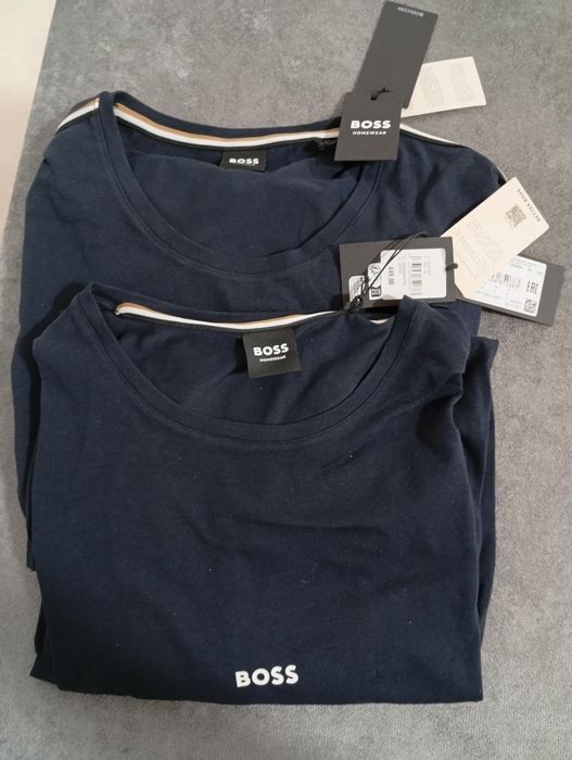 Tricou cu mânecă lungă BOSS.M și L.Originale.