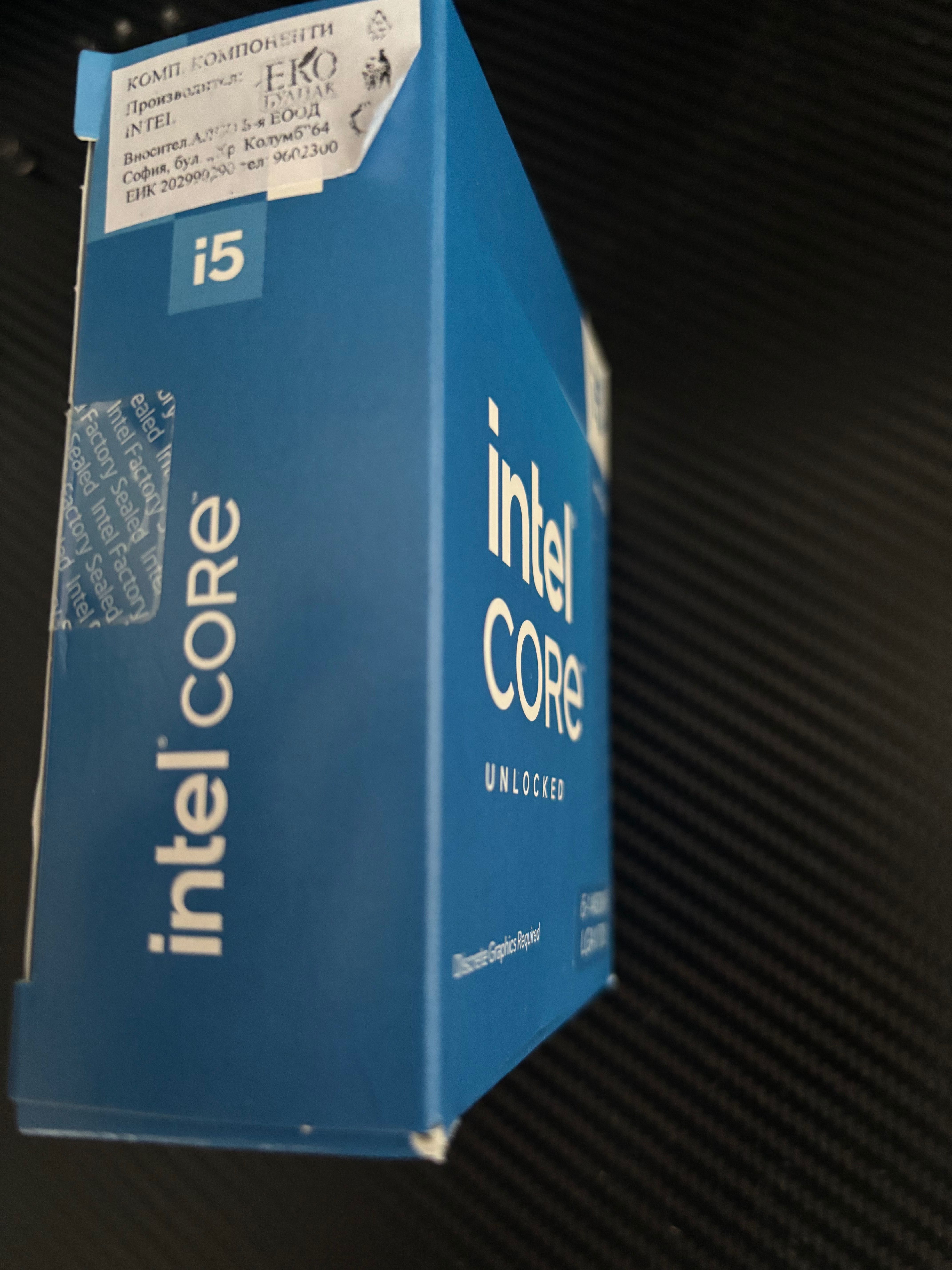 Intel Core i5 14600kf със гаранция