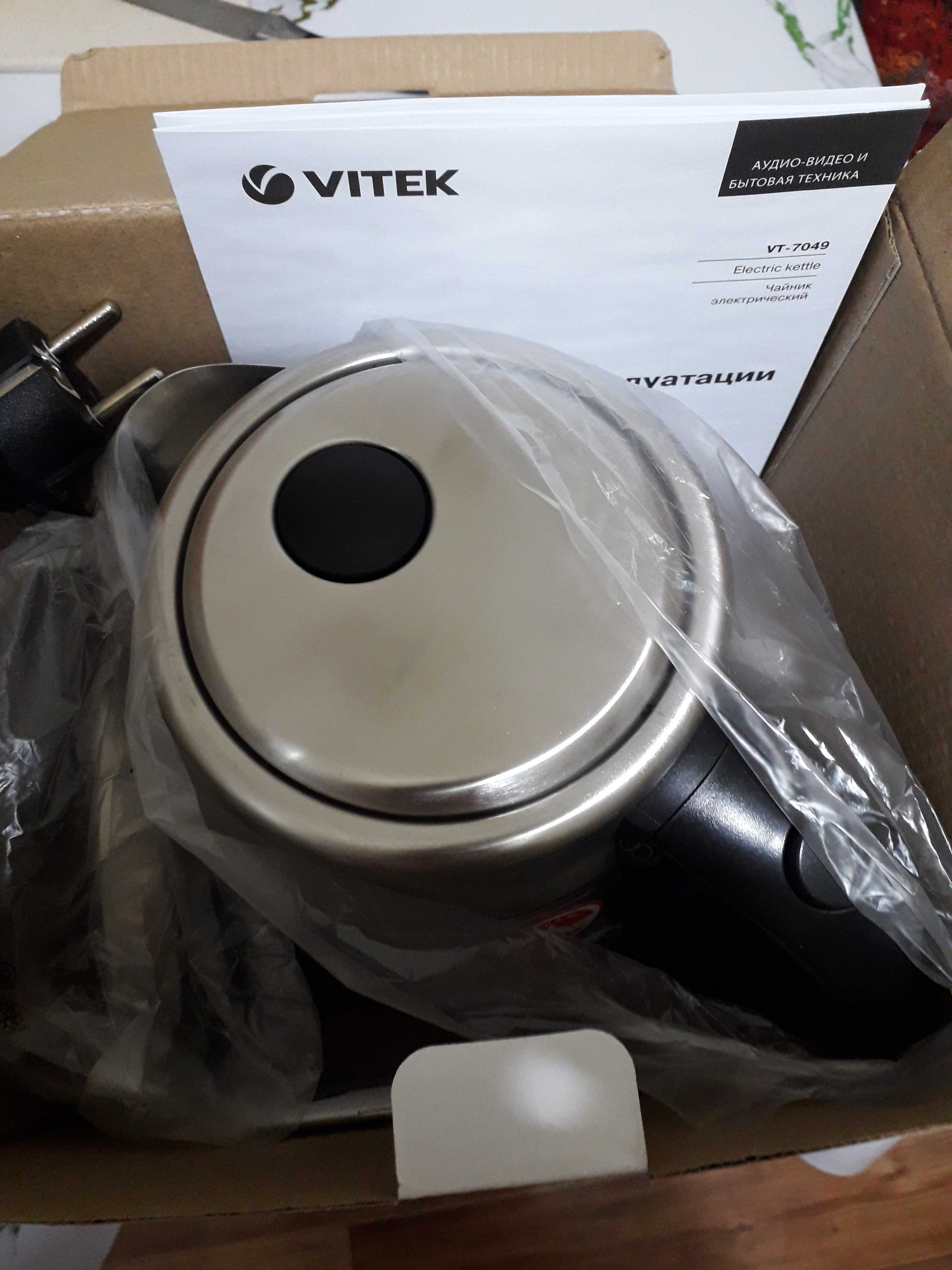 Продам новый в упаковке электрочайник Vitek