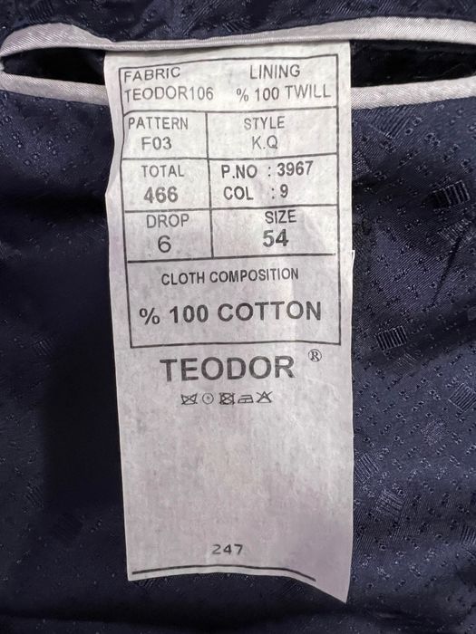 Мъжко сако Teodor, размер 54, тъмно синьо