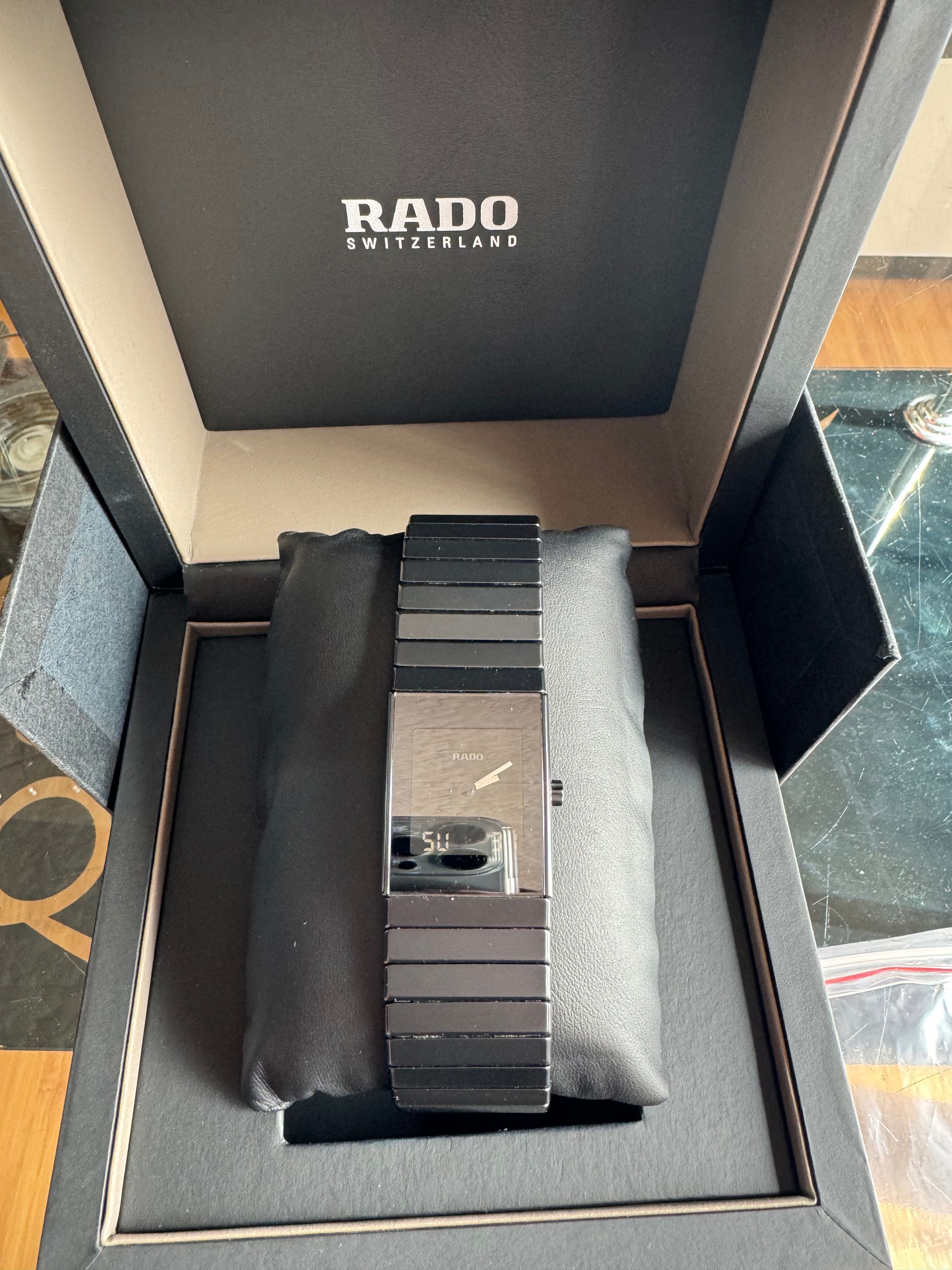 Rado Ceramica hronograph black mat 28mm