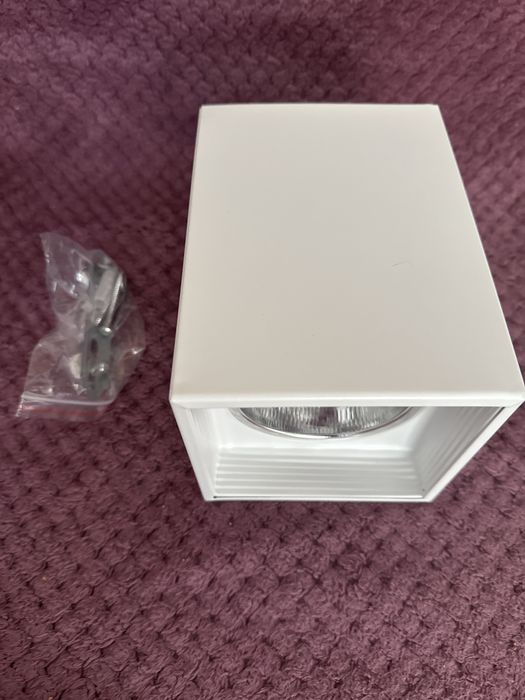 Plafonieră DOWNLIGHT SQUARE 1x60W E27, alb