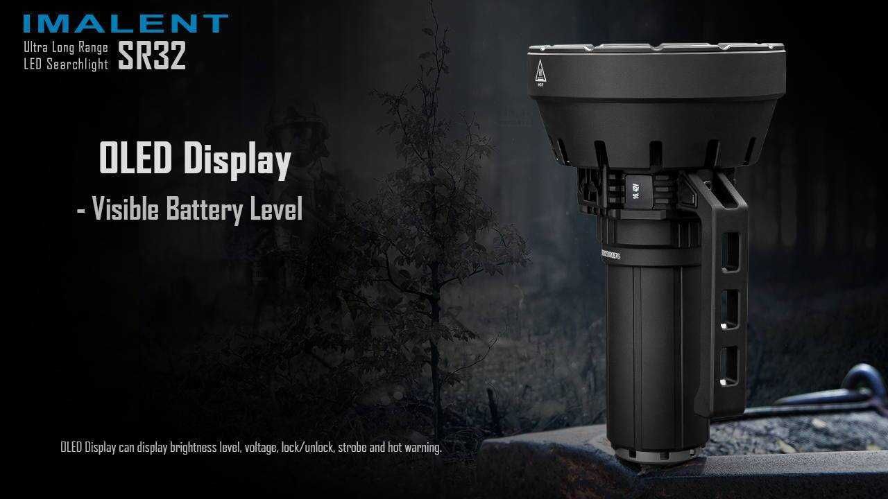 Lanterna IMALENT SR32 120000 lumeni peste 2 KM distanta iluminare