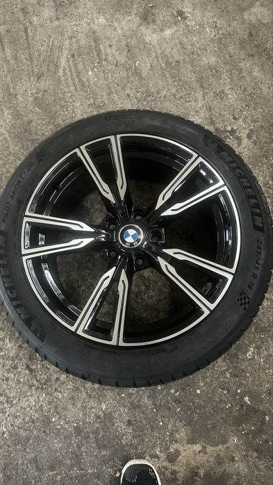 Set complet jante si cauciucuri  Michelin rft 245.45.r18