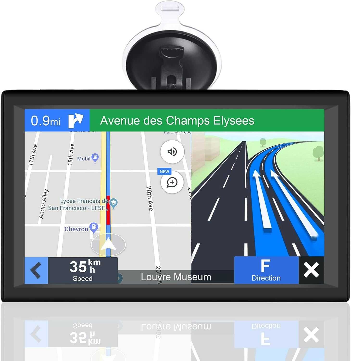 GPS сателитна навигация 9" 256MB+ 16GB от NAVRAF