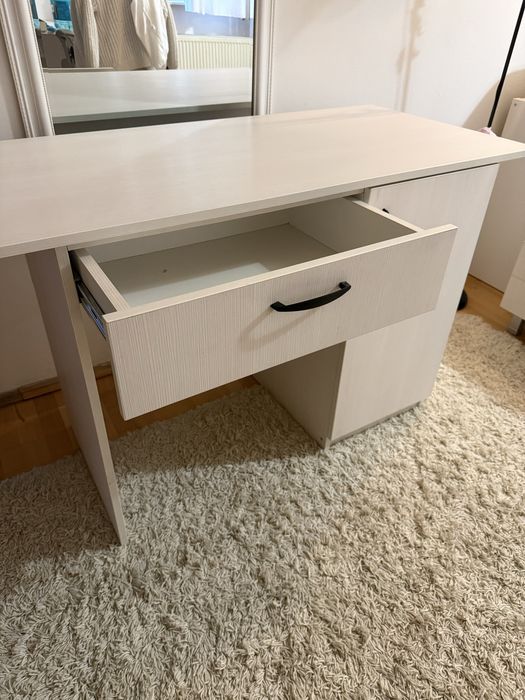 Birou multifunctional facut la comanda din pal gros stejar nordic