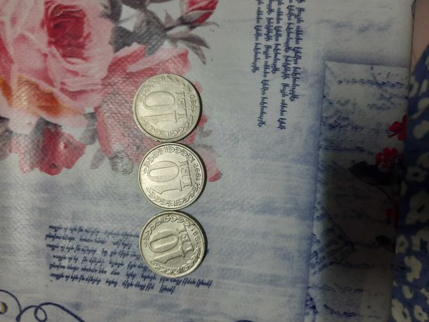Moneda 10 lei 1990, 1991, 1992