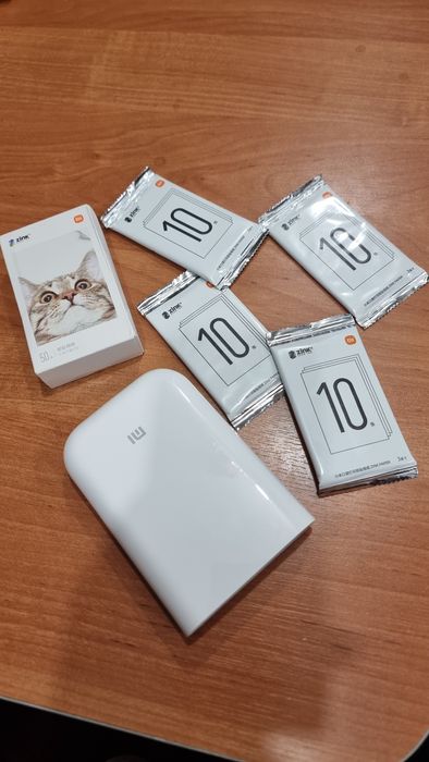 Принтер Xiaomi + 40 листов фотобумаги.