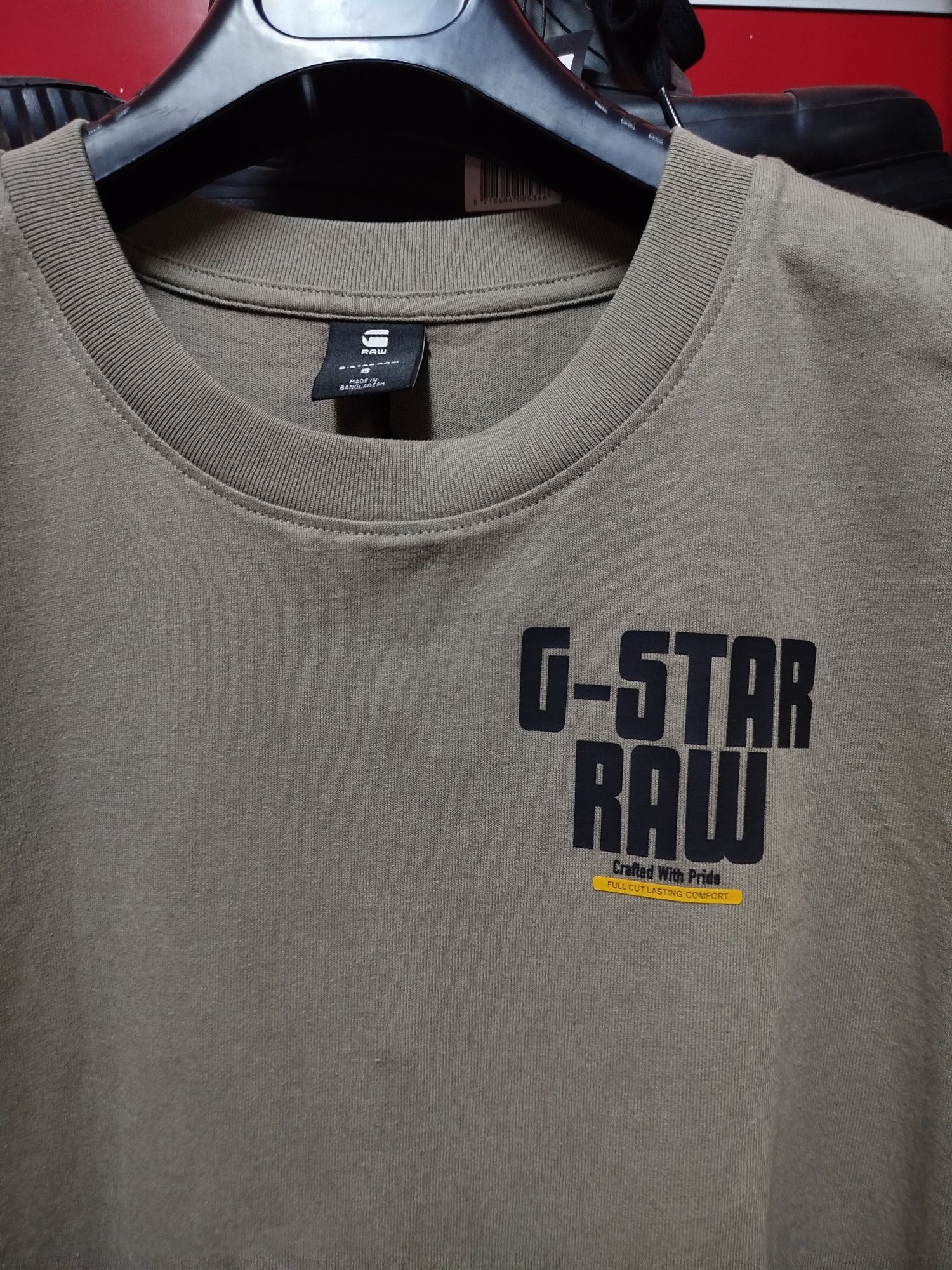 Уникална тениска G-Star Raw Engine M , L Loose нова мъжка оригинал