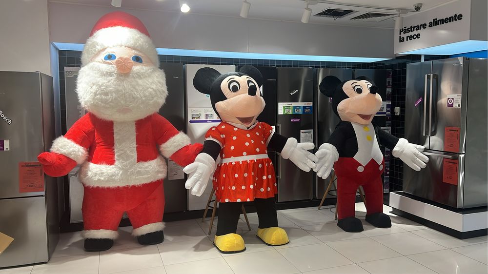 Mascota Mos Craciun Gonflabil ,2.6, cu baterie si incarcator