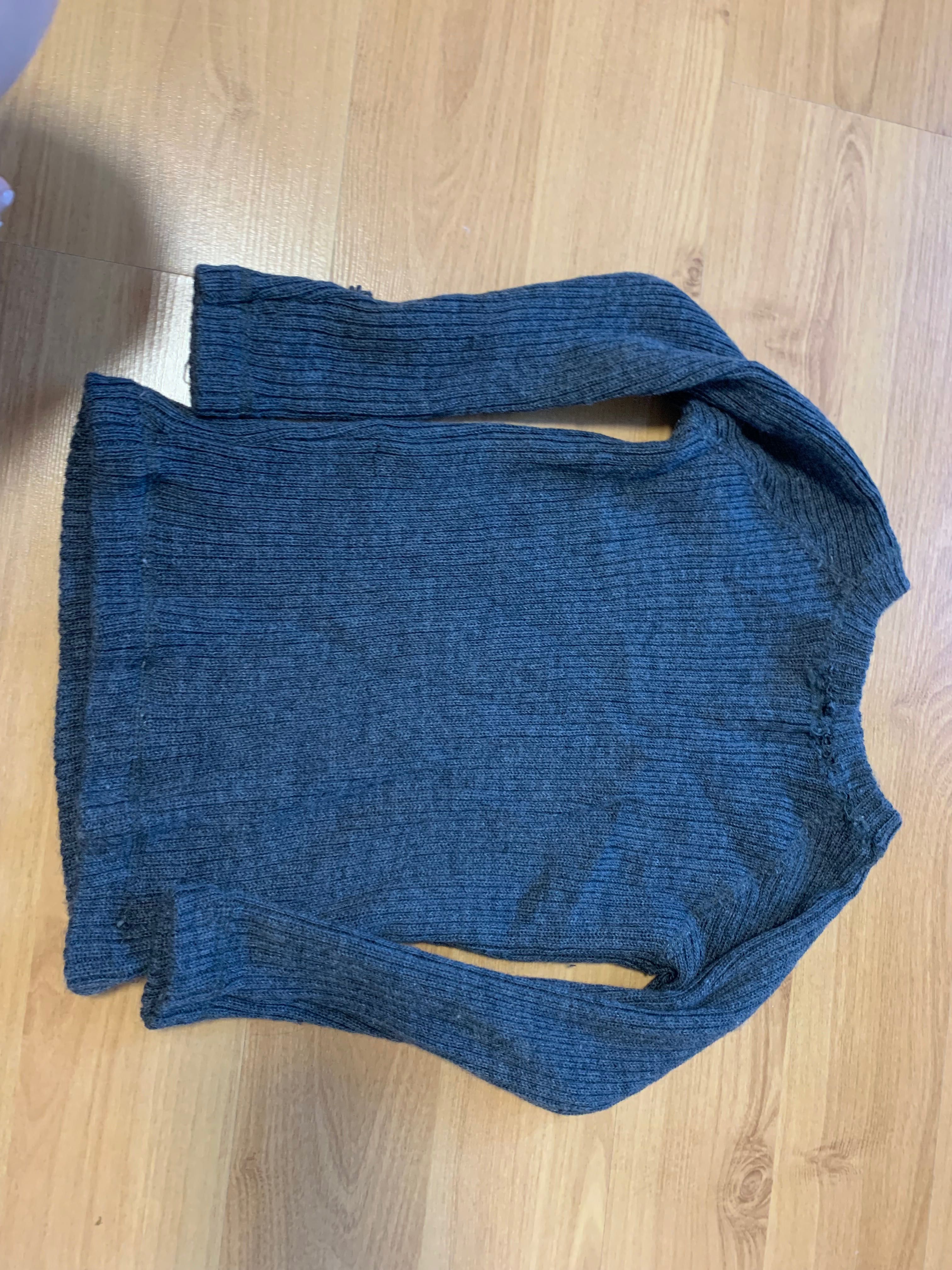 Set lana merinos 5 x piese (bluze + pulovar)