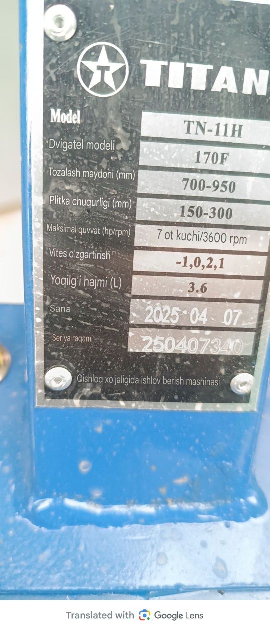 Kultivator motobulak  mini traktor