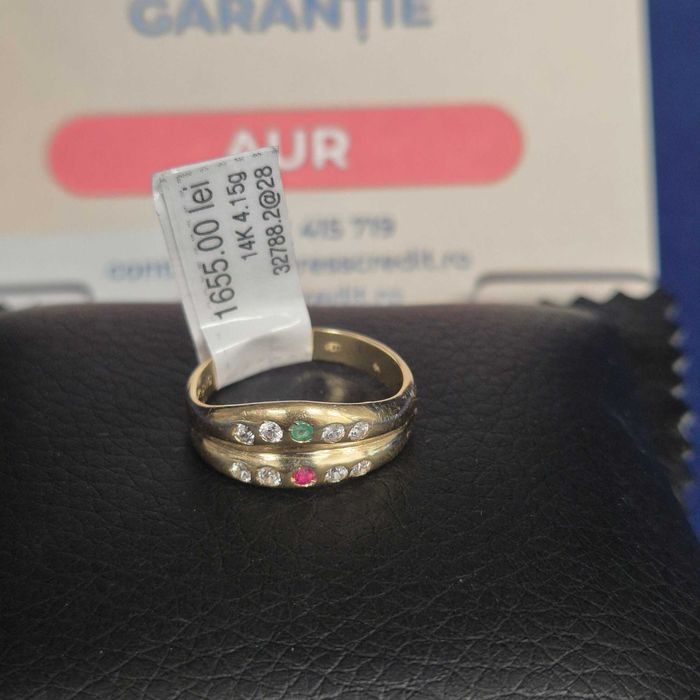 Inel Aur 14K - 4.15grame / 1655 lei ( B32788.2 / Ag28 )