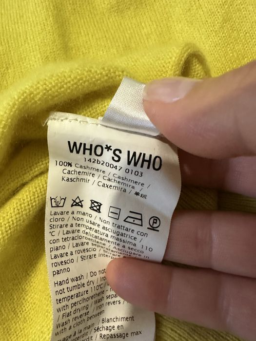 Оригинален пуловер Who’s Who Milano 100% кашмир