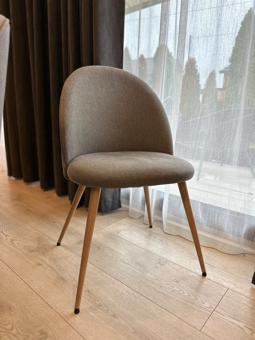 Set scaune gri living / bucatarie JYSK