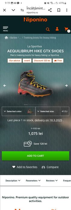 LA SPORTIVA hike boots - pantofi de drumetie La sportiva