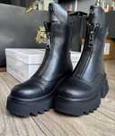 Enzo Bertini Ghete Piele Negru Marime 36