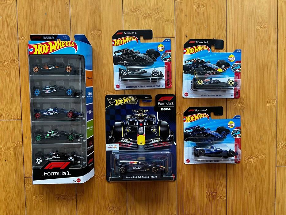 Hot Wheels F1 - AMG Petronas, Oracle Red Bull, Williams, McLaren, Haas