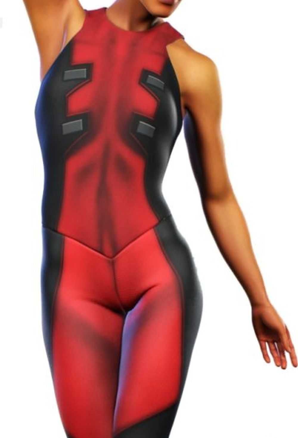 The Superhero Costume цяло боди за фитнес , размер М