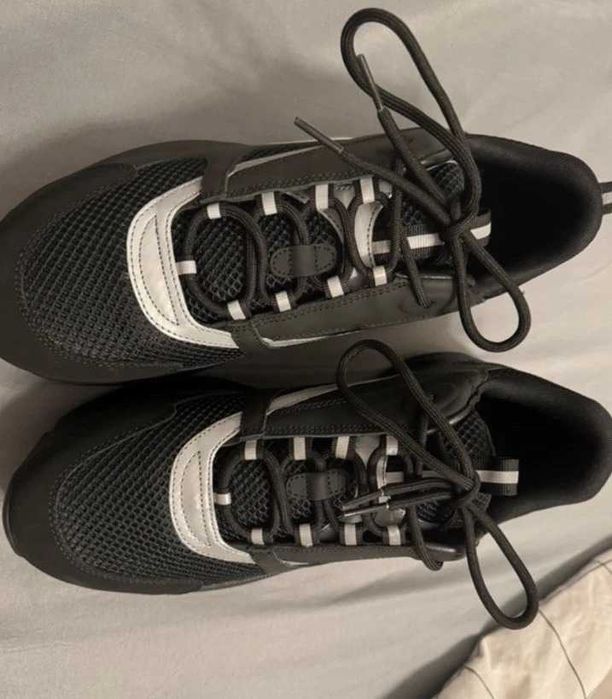 (от-до 40-46 номер) Dior B22 Reflective Black ЛУКС