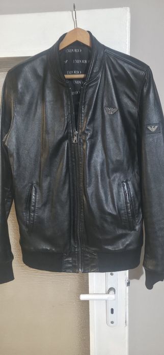 EMPORIO ARMANI-кожено яке.