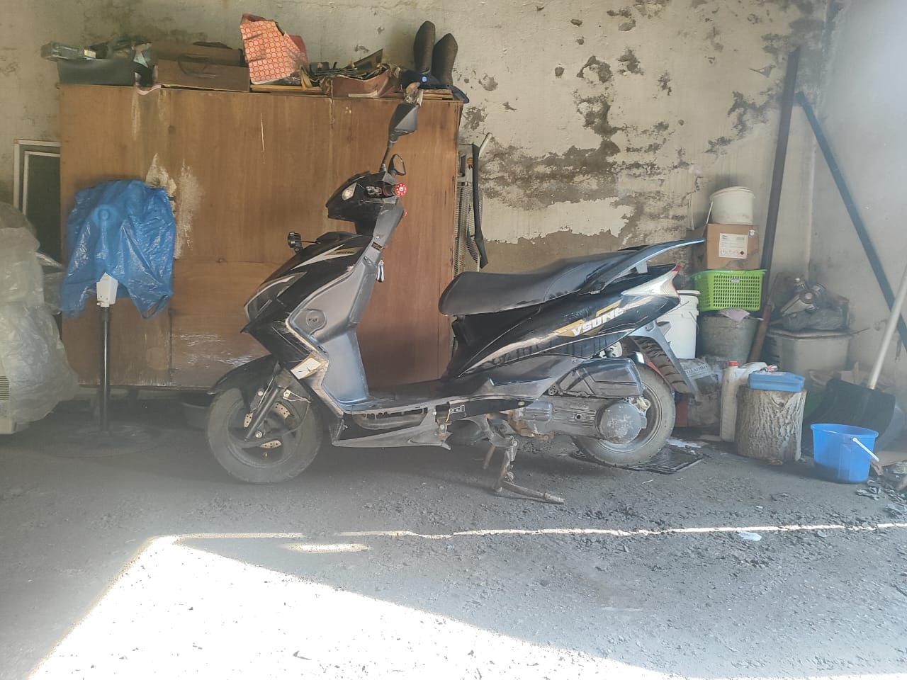 Мопед М10 , двигатель от Самурая 150 КБ . Был кап. ремонт двигателя