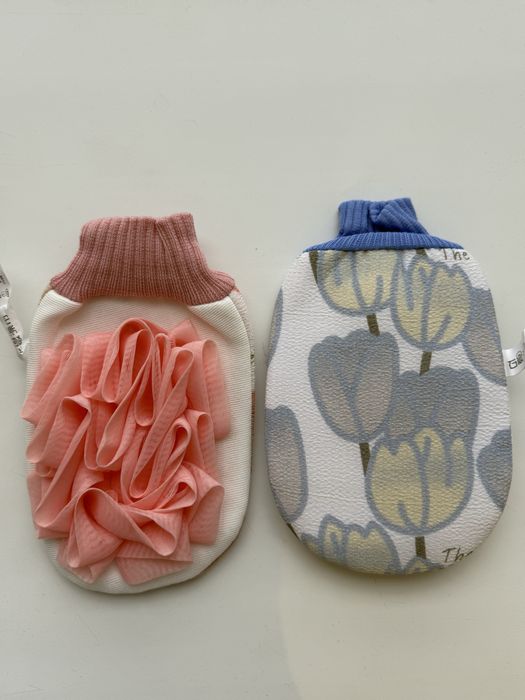 Варежка для тела, мочалка новая