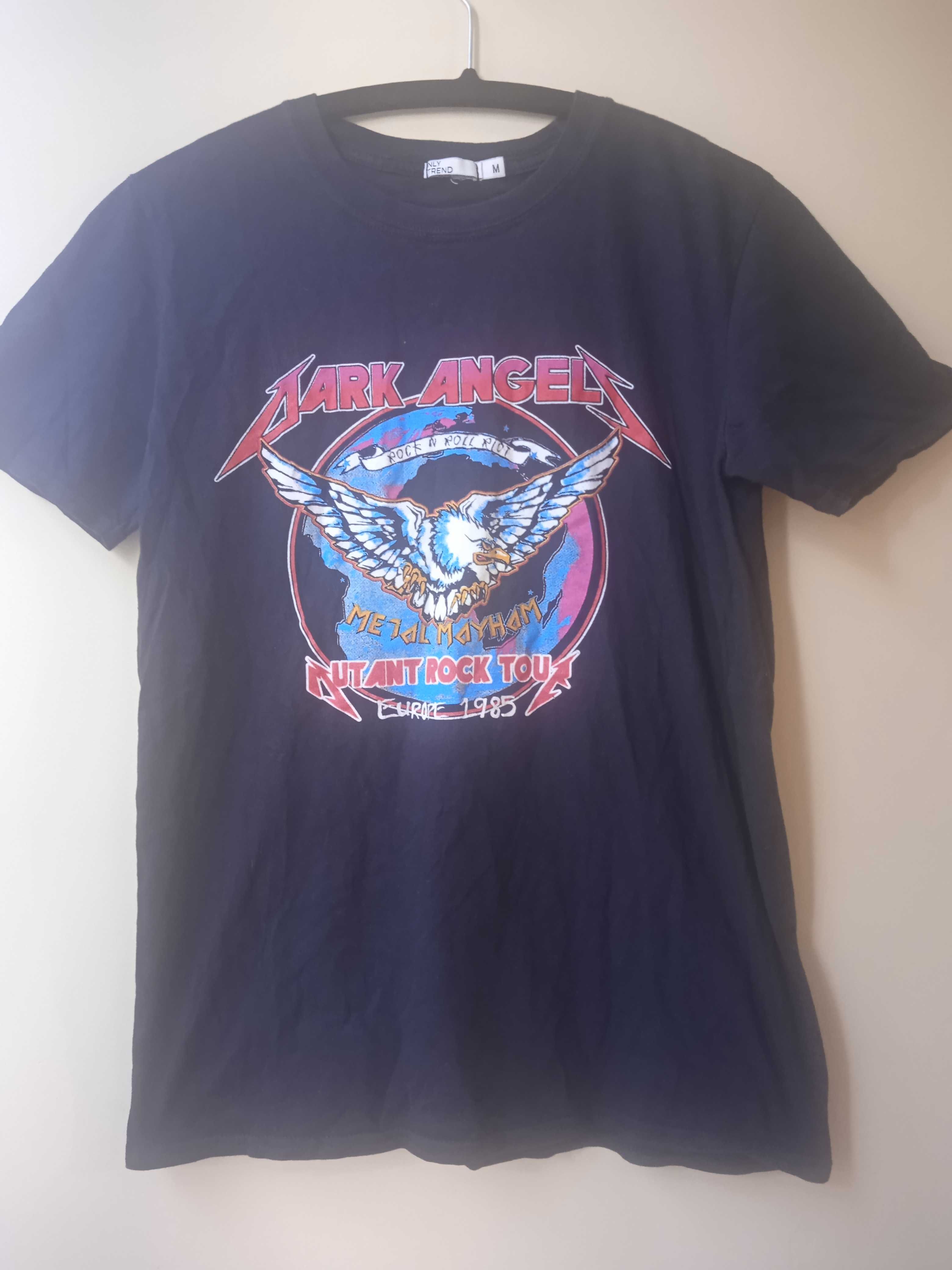 Мото / Рок / Метъл  тениска Dark Angels Mutant Rock Tour Europe 1985
